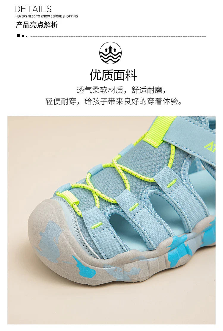 New Girls Sandals Children Water Shoes Cute Outdoor Non-slip Kids Sports Shoes Girls Boy Sandals Sneaker 4 To 12 Years