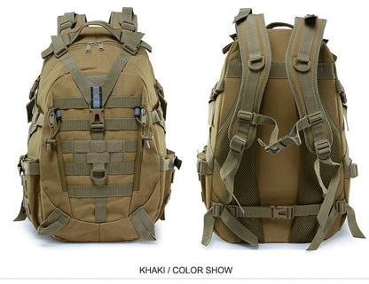 40L Tactical Backpack for Men Camping Hiking Backpacks Reflective Outdoor Travel Bags Survival Molle Climbing Rucksack Bag