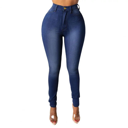 High Waist Women's Skinny Fit Denim Jeans