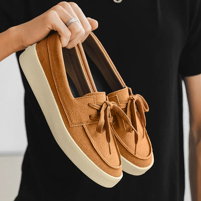 High Quality Men's Loafers Soft Suede Slip-on Shoes Man Flats Lightweight Comfortable Driving Shoes For Man Summer Casual Shoes