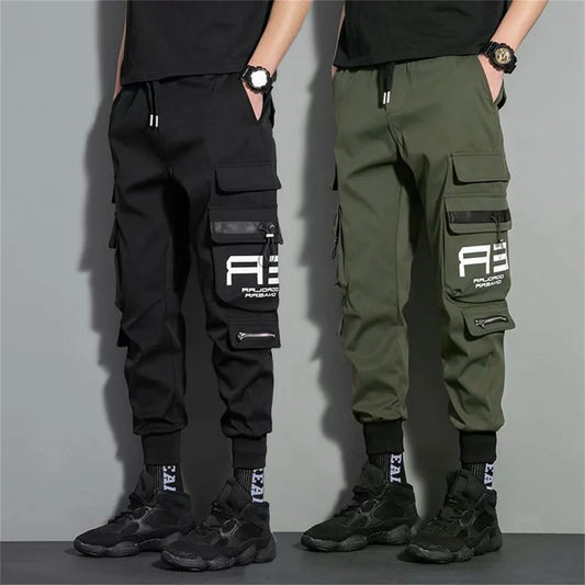 Fashion Multiple Models New Multi Pocket Drawstring Pants Men's Casual Cargo Pants Summer Outdoor Hip Hop Sweatpants Men Women