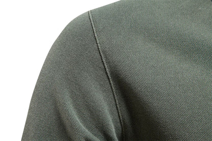 100% Cotton Solid Color Men's Polo Shirts Casual Short Sleeve Turndown Men's Shirts Fashion Streetwear Polos for Men