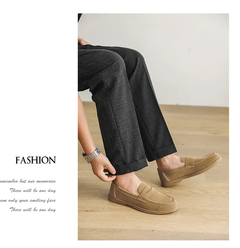 Genuine Leather Men Casual Shoes Luxury Brand Breathable Slip on Black Driving Shoes Moccasins Plus Size 39-45 Soft Men Loafers