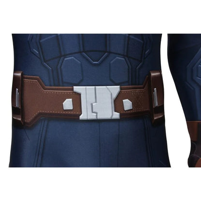 Captain America Cosplay Costume 3D Printed Spandex Zentai Suit for Men Superhero Halloween Party  Cosplay Outfit
