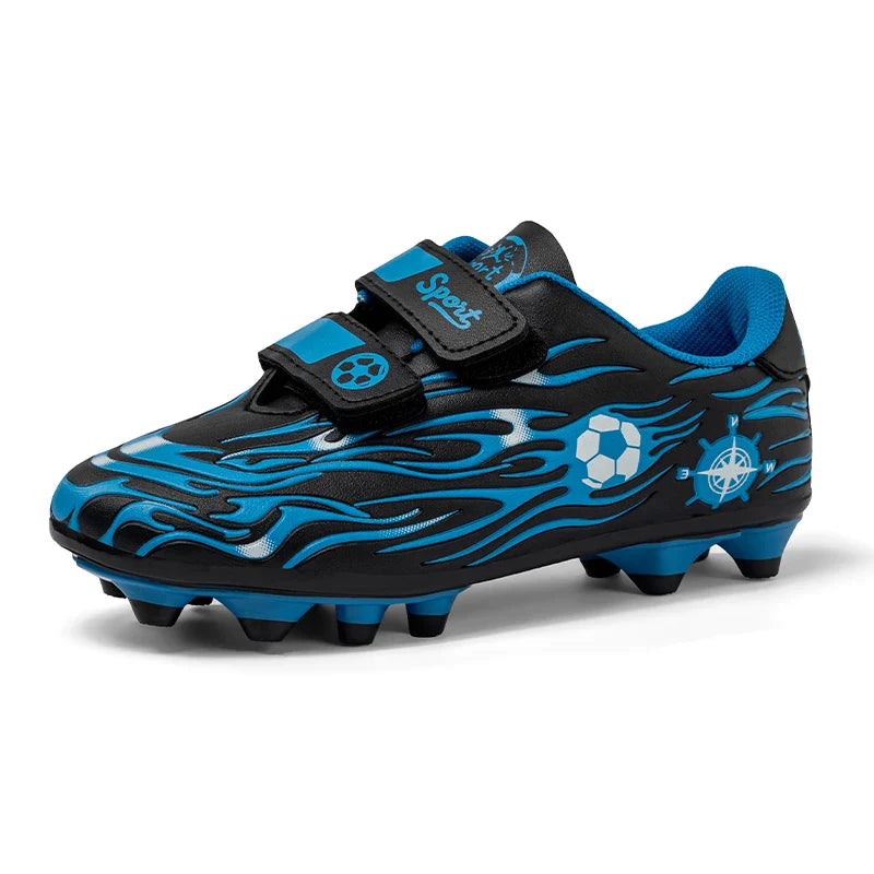 Kids Athletic Soccer Shoes Turf Football Sneakers Outdoor Firm Ground Soccer Shoes Child Anti-slip Football Sports Shoes