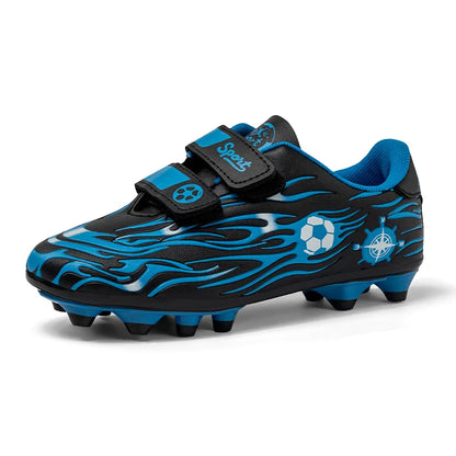 Kids Athletic Soccer Shoes Turf Football Sneakers Outdoor Firm Ground Soccer Shoes Child Anti-slip Football Sports Shoes