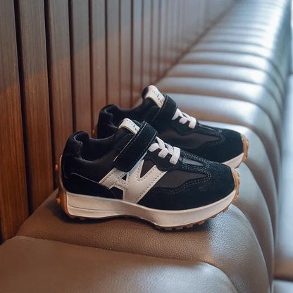 Children Tennis Shoes Patchwork Versatile Boys School Basketball Shoes Kids Fashion Causal Girls Outdoor Sneakers Breathable