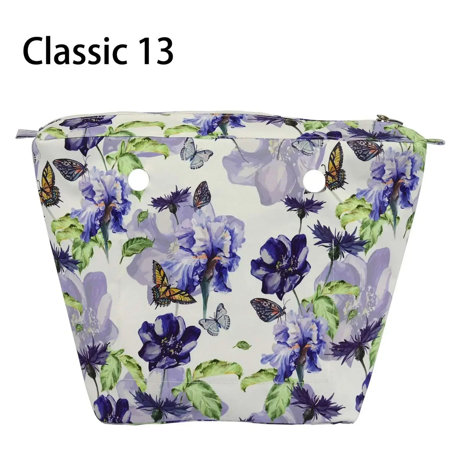 Composite Twill Cloth Waterproof Inner Lining Insert Zipper Pocket for Classic Mini Obag Senior Inner Pocket for O Bag