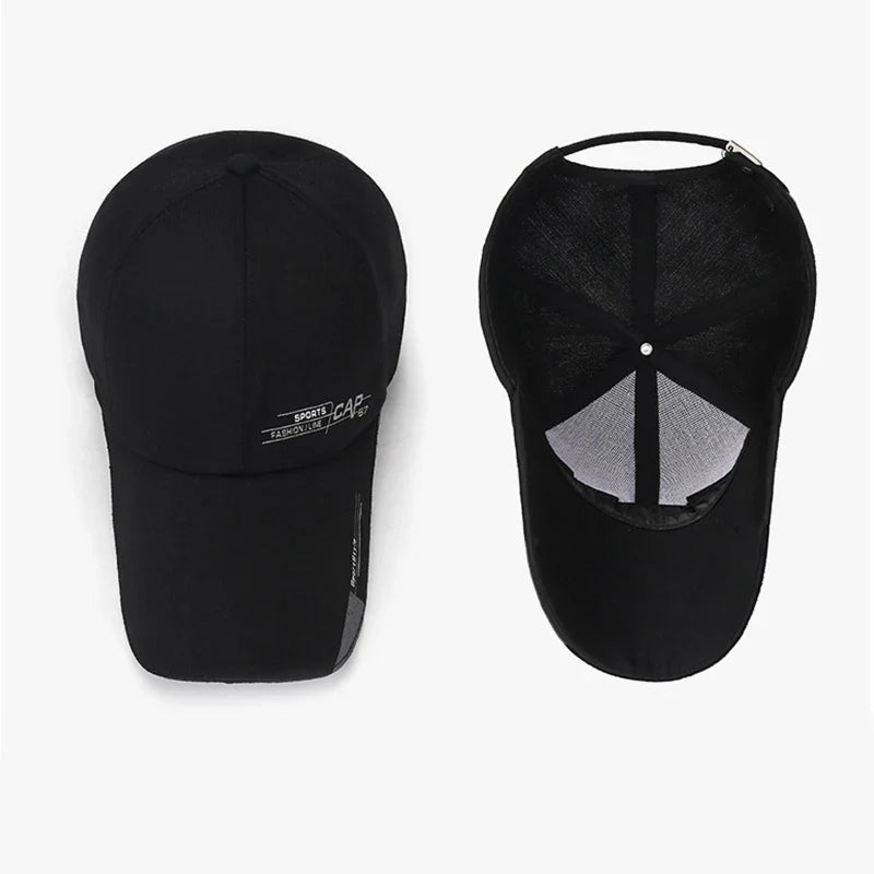 Outdoor Sunscreen Sports Men's Caps Fashion Canvas Unisex Baseball Caps Simple
