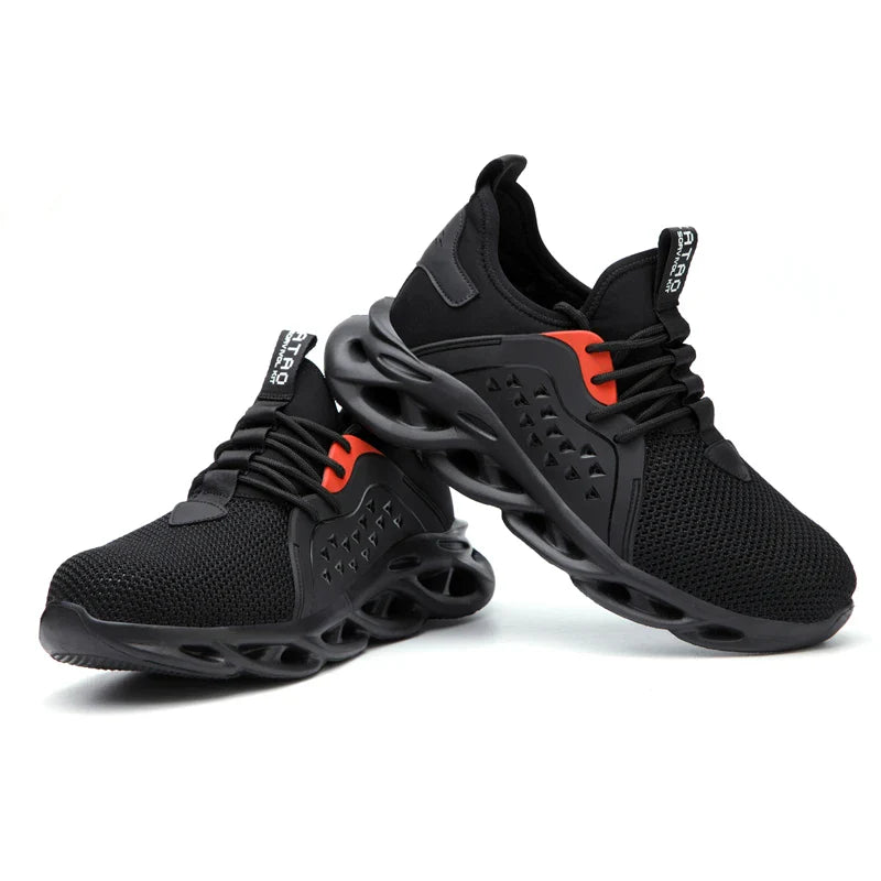 Comfortable Indestructible Safety Shoes Men Work Sneakers Light Security Boots Men Puncture-Proof Work Boots Steel Toe Shoes