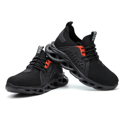Comfortable Indestructible Safety Shoes Men Work Sneakers Light Security Boots Men Puncture-Proof Work Boots Steel Toe Shoes