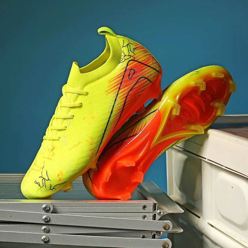 New Men's Football Boots Non-Slip Soccer Shoes Cleats Training FG Top Quality Sneakers Wholesale Drop Shipping Unisex Adult