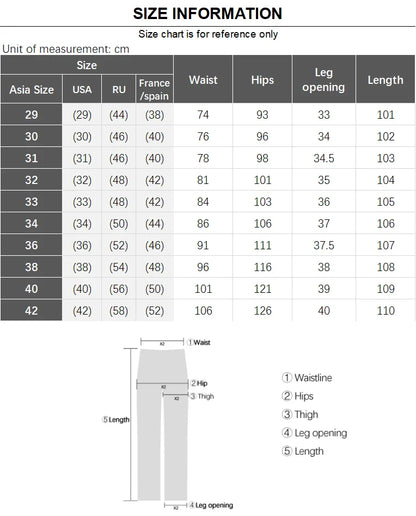 Men's New 92% Cotton Spring Autumn Jeans Stretch Straight Fashion Business Office Trousers Male Casual Plus Size Denim Pants