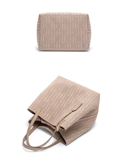 Fashionable Classic New Solid Color Outer Bag Women's Handbag Exquisite Handcrafted Weaving Large Capacity Handbag