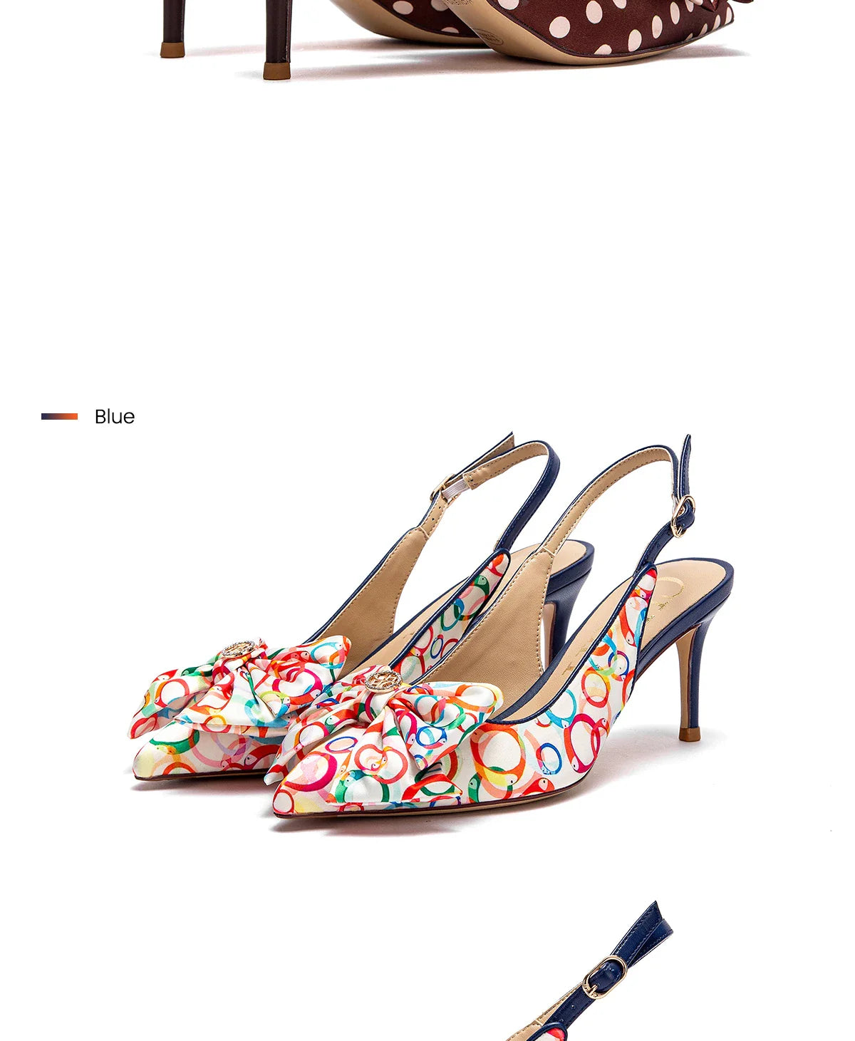 Heel 2024 Women's High Heels New Bow Pointed Sandals Women's Party Wedding Shoes 7cm
