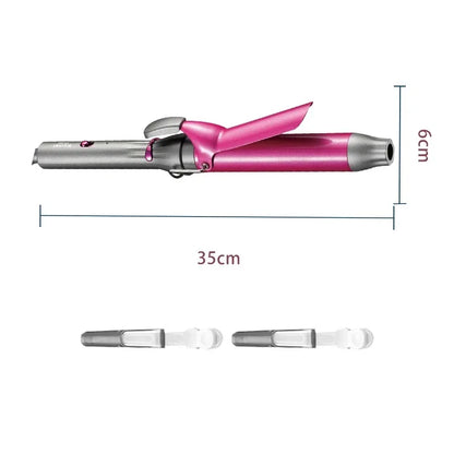 Ceramic Curling Iron 1 Barrel Hair Curler for Hair Rotating Produces Classic Curls for Use on Short Medium and Long Hair