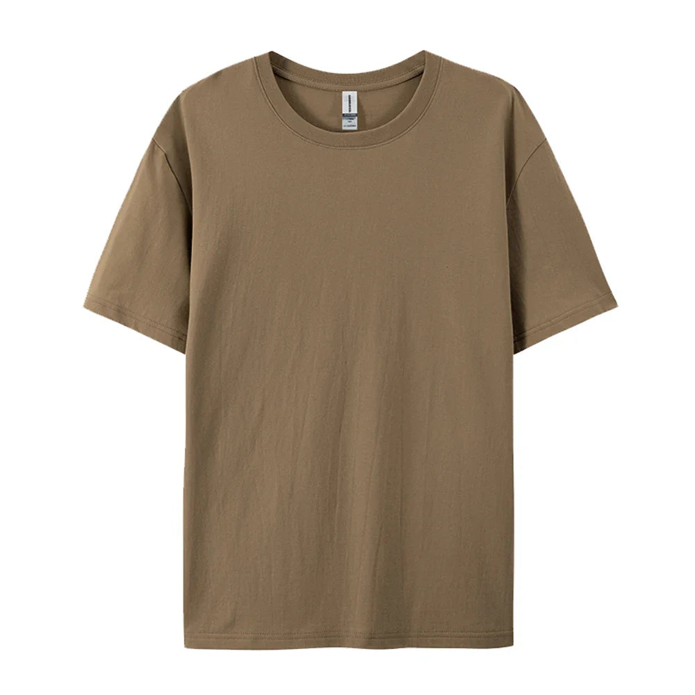 100% Cotton Solid T-shirts Summer Casual Women Sporty Short Sleeve Tees Fashion White Black Clothing Loose O-Neck Female Tops