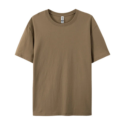 100% Cotton Solid T-shirts Summer Casual Women Sporty Short Sleeve Tees Fashion White Black Clothing Loose O-Neck Female Tops