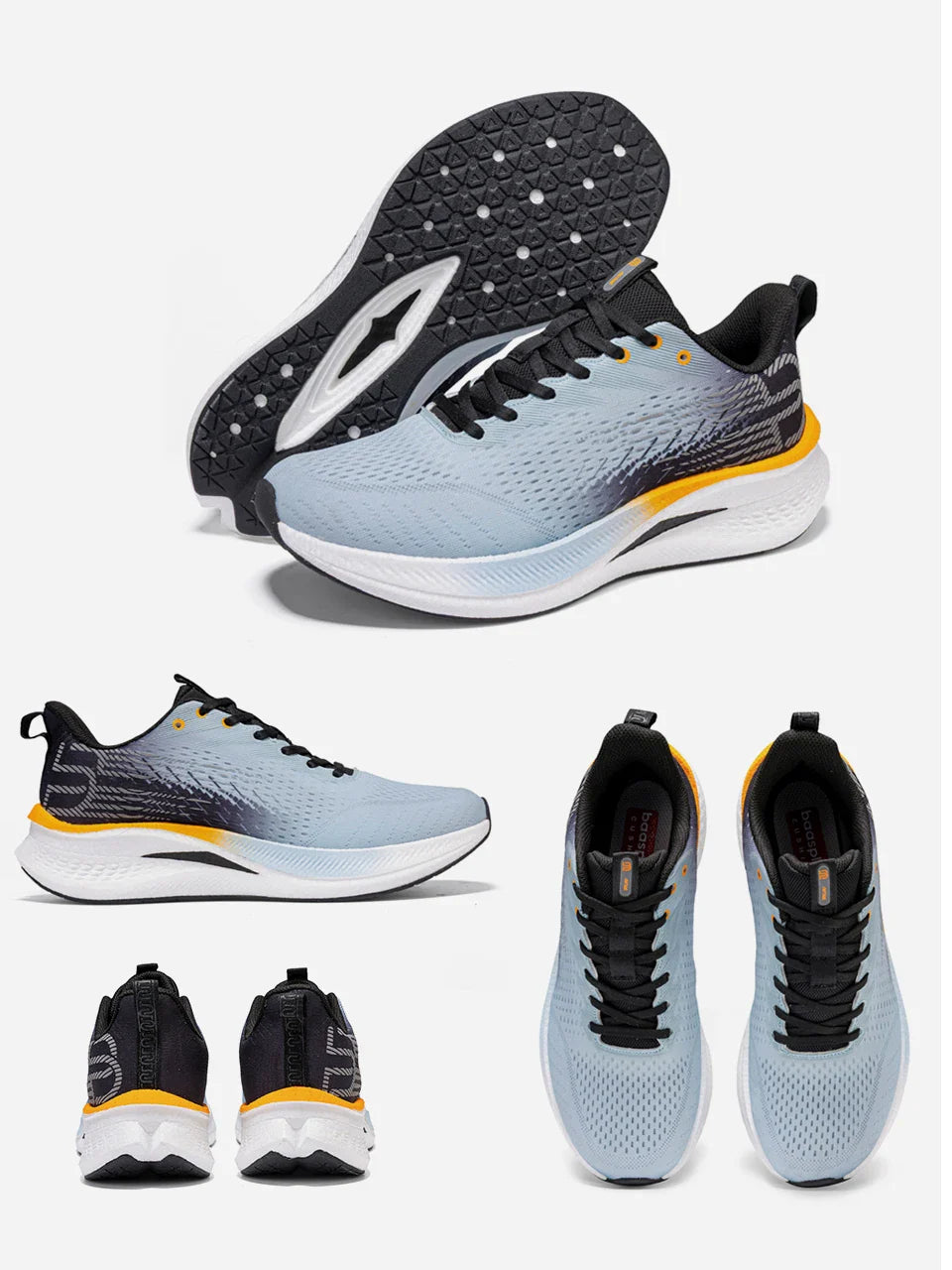 Men Jogging Sports Shoes Carbon Plate Professional Cushioning Sneakers Male Outdoor Breathable Non Slip Running Shoes