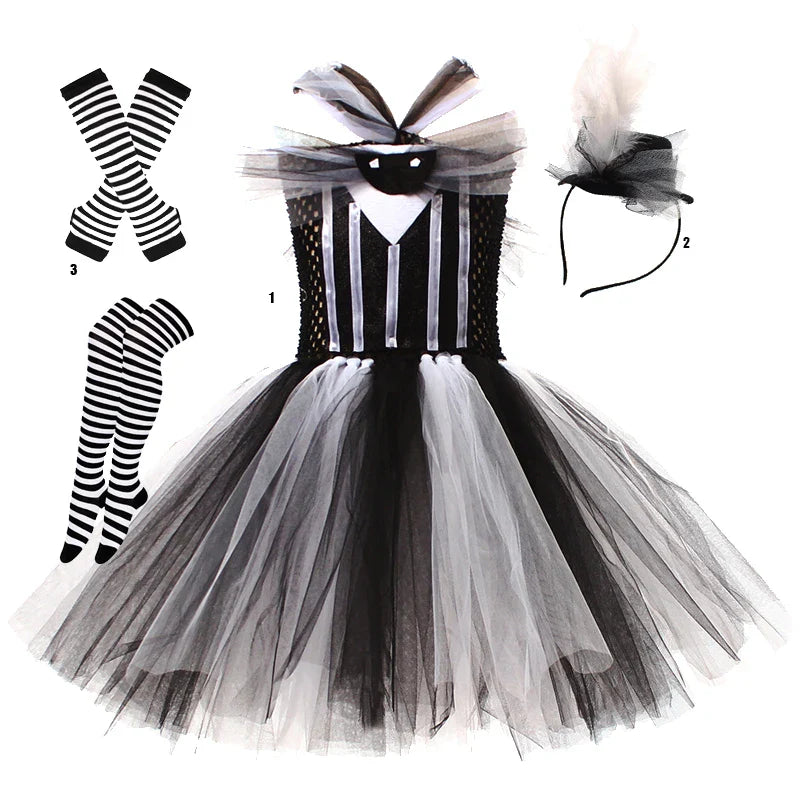Kids Girls Tutu Dresss Halloween Cosplay Costume Carnival Party Boy Costume Witch Fancy Clothes Halloween Gifts for Children