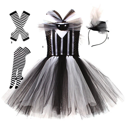 Kids Girls Tutu Dresss Halloween Cosplay Costume Carnival Party Boy Costume Witch Fancy Clothes Halloween Gifts for Children