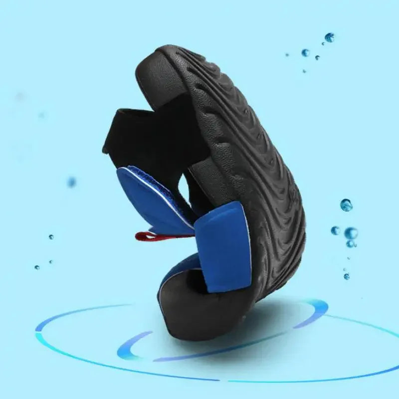 Children Functional Sandals Kids Fashion Airplane Shoes Summer New Baby Beach Shoes  Boys and Girls Cool Barefoot Sandals