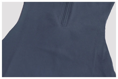 Zipper Jumpsuit Flared Pants Women Clothing Sportswear Gym Yoga Sport Sets Spandex Nylon Workout Sets Women Tracksuit