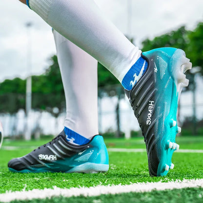 Double Star 2026 New Football Shoes, AG Long Stud for Kids, Primary Students, Teenagers and Adults, Professional Match & Trainin