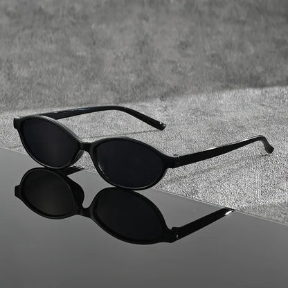 1 Pair of Y2K Style Classic Oval Frame Men's and Women's Fashionable Glasses Are Perfect for Casual Wear Photography