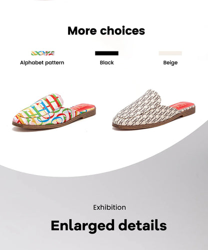 Fashion Shoes Lightweight Comfortable Slippers Slippers Offer Ladies Casual Shoes Pointed Flat Luxury Brand