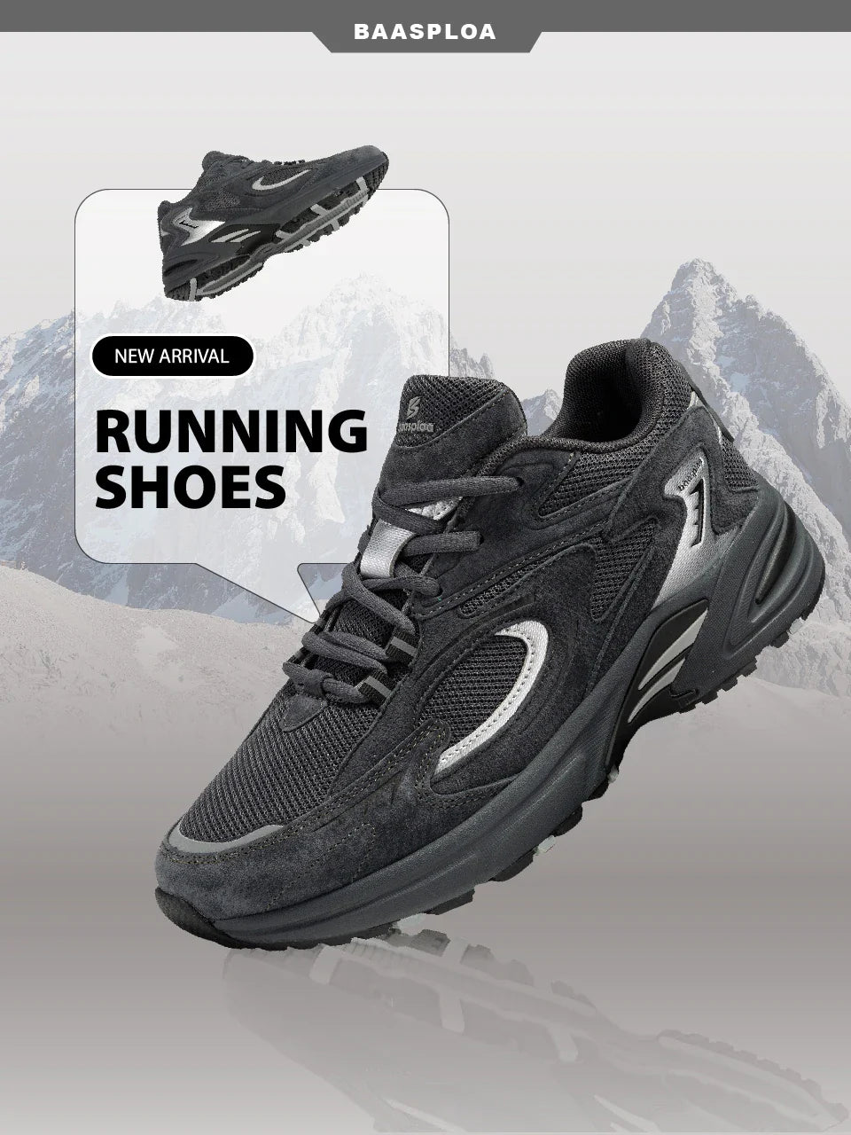 New Running Shoes Men Outdoor Fashion Lightweight Mesh Sports Shoes Male Casual Breathable Non-Slip Walking Shoes