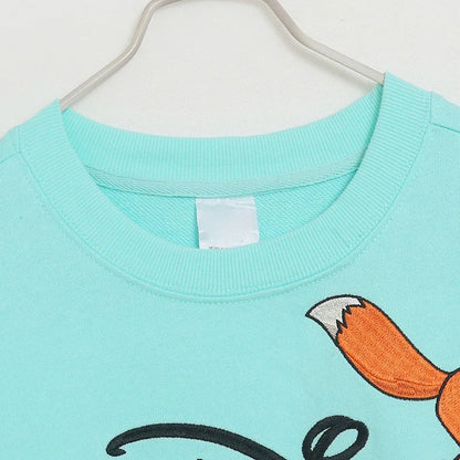 Embroidery Sweatshirt The Lion King Simba Nala Cartoon Jumper O Neck Long Sleeve Women Casual Pullover Top