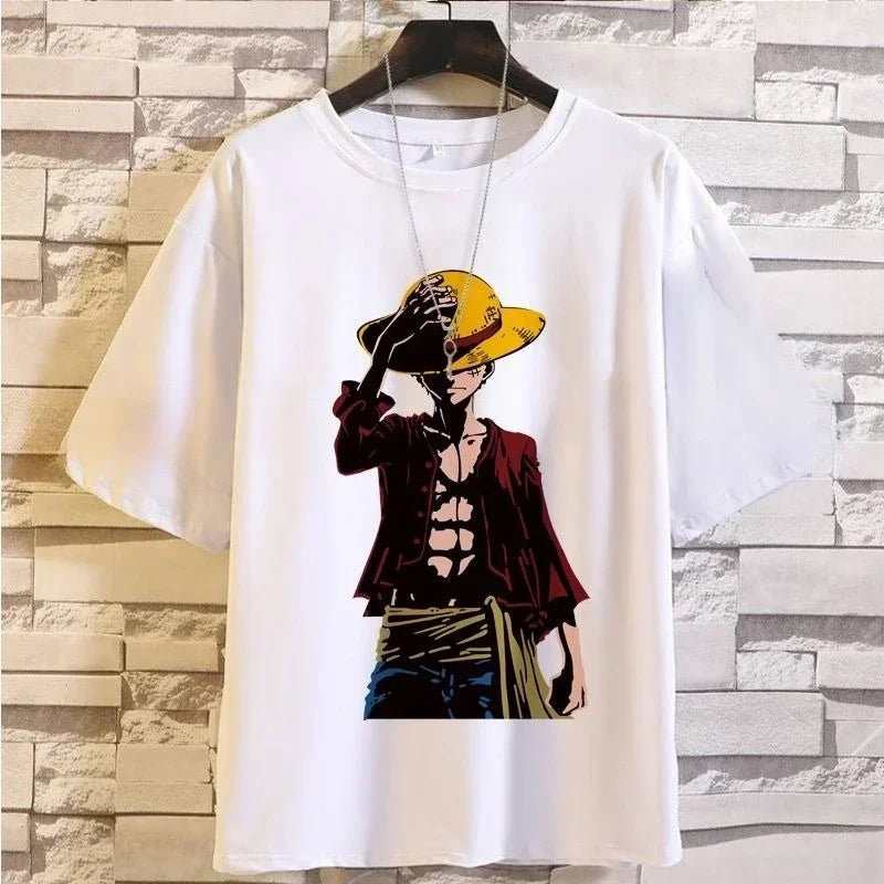 Printed Summer New Men's T-Shirt 2026 Spring and Summer New Style Street Hip Hop Casual Loose Parent-child Top