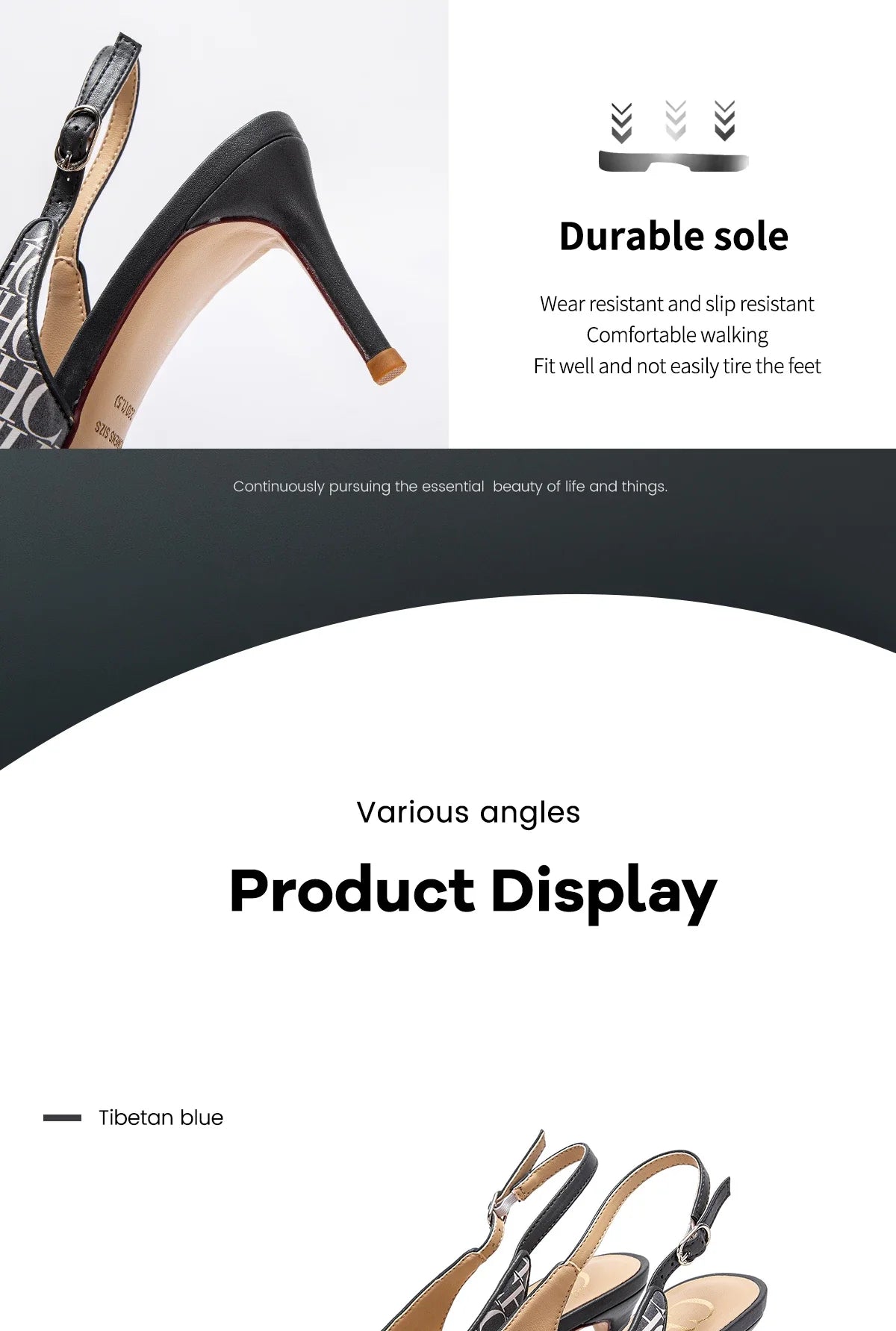 2024 Heels Women's 7cm High Heels Ankle Strap Heeled Sandals Wedding Party Dress Shoes