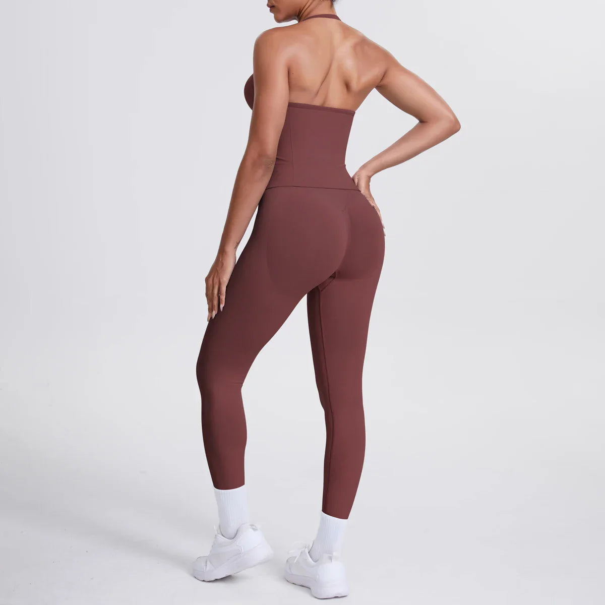 2 Piece Yoga Clothes Women Tracksuit Athletic Wear Pilates Fitness Suit Gym Workout Push Up Clothes Sports Bra Leggings Suit