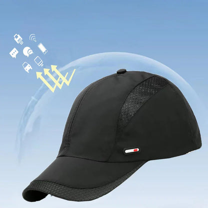 Unisex Anti Radiation Cap Half/Full Silver Fiber Electromagnetic Wave Rfid Shielding Hat Machine Room Computer  EMF Protect Hat