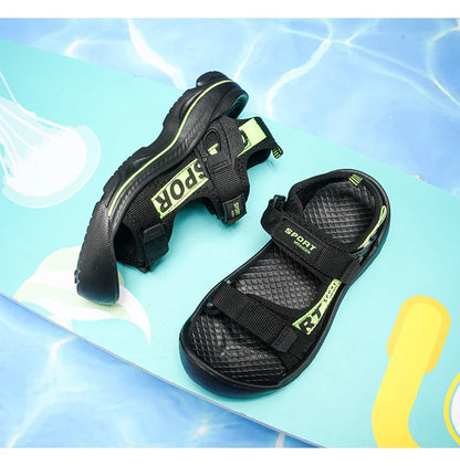 Fashion Kids Sandals Shoes Boy Water Sneaker Summer Outdoor Sports Non-slip Soft Beach Sandals for Boy Casual Shoes