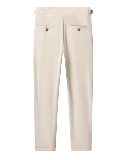 High Quality Mens Dress Pants Stretch Smart Casual Pants Wrinkle Free Suit Pants Men Regular Fit Work Pants Spring Autumn