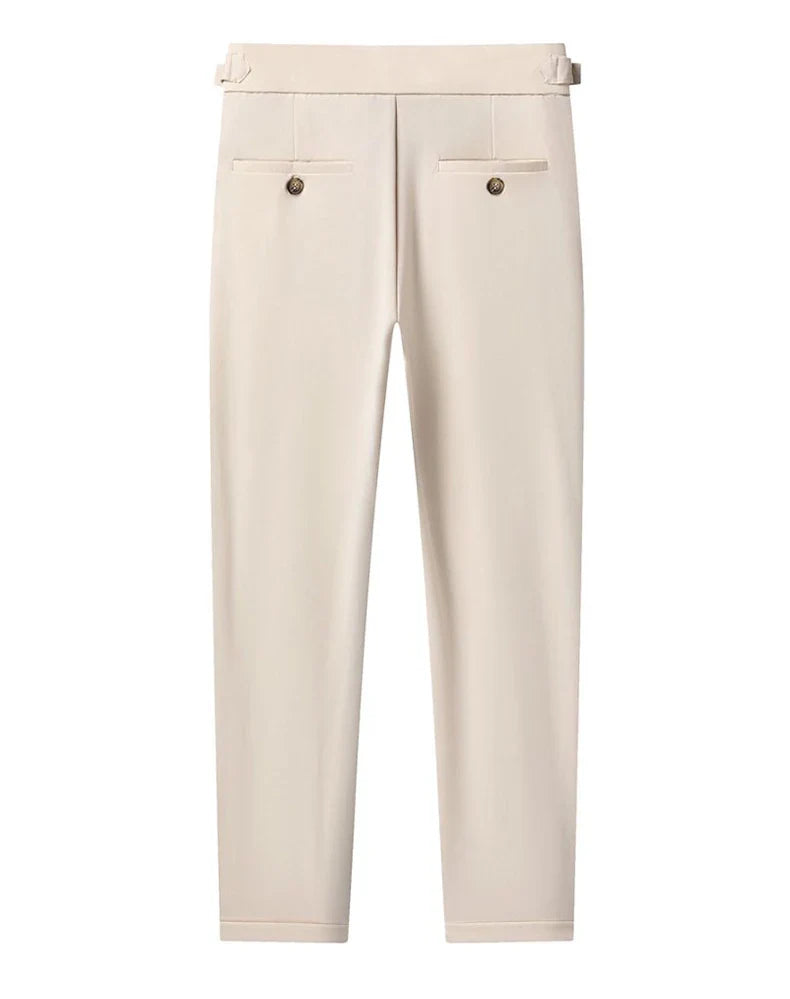 Quality New Fashion Mens Casual Pants Quick Dry Formal Dress Pants Stretch Men Regular Fit Suit Pants Work Trousers