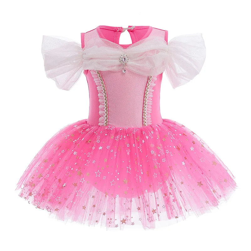 Girl Ballet Dancing Dress Party Fancy Sequined TUTU Dress Princess Girl Clothes Baby Girl Stage Shows Party Costumes