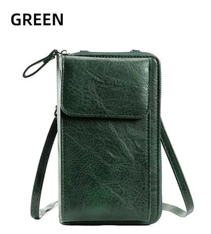 Fashionable single-shoulder bag, versatile crossbody bag, colorful mobile phone bag, large-capacity coin purse