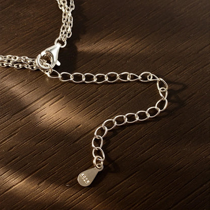 Moissanite Finger Bracelets for Women GRA Certified 3mm  D Color Moissanite Bracelet Hand Jewelry 925 Silver Thin Chain