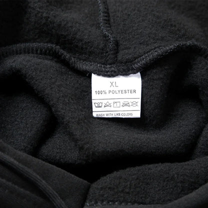 Men's Fleece Warm Hoodies Sets MILANO Printing Tracksuit Hooded Sweatshirt + Drawstring Pants Sportswear Two-piece suit