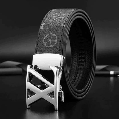 High End Genuine Leather Belt For Men Automatic Buckle Designer New Casual Trendy Versatile Fashion Trouser Strap High Quality