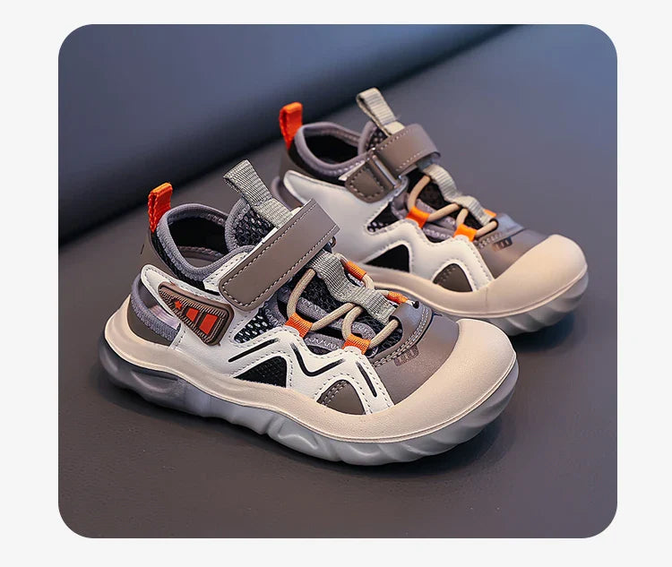 Luxury Kids Shoes Boys Sandals Non-slip Outdoor Hiking Sports Shoes Children Breathable Comfort Sports Sandals for Boy