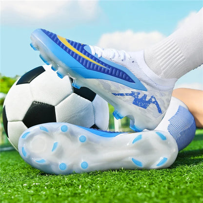 New Men Football Boots Training Breathable Soccer Shoes Wholesale Unisex Professional Ultralight Indoor Futsal Drop Shipping