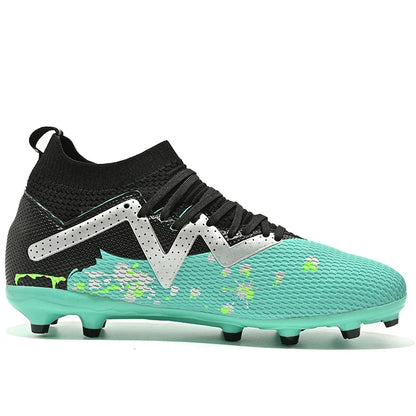 Men New TF Football Boots Society Indoor Original Top Quality Non Slip Male Soccer Shoes Sneakers Ultralight Breathable Ankle