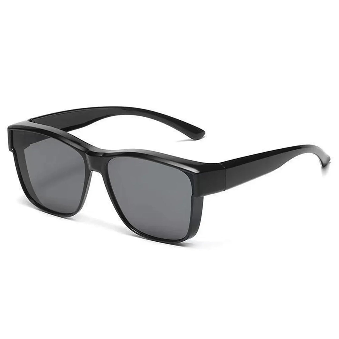 For Driving Riding That Can Be Worn over Other Glasses Wrap Around Square Shades Fit Over Glasses Sunglasses Polarized