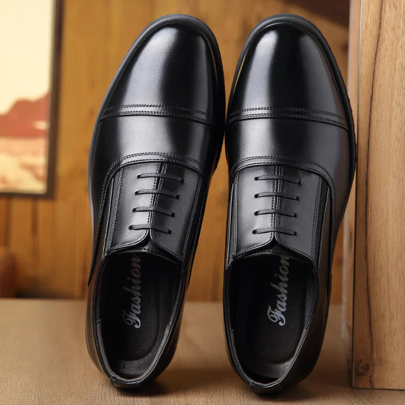 Men's casual leather shoes, business casual shoes, formal fashion, banquet flat shoes, size 50 men's shoes