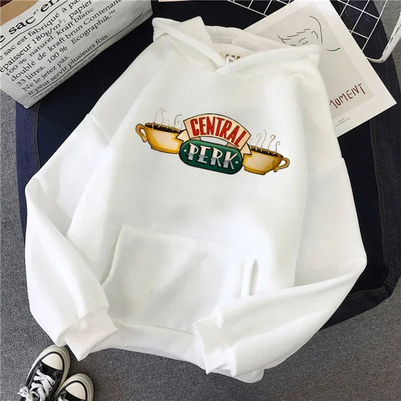 Friends TV Show Hoodies for Women, Funny Cartoon Friends Hoodies, Ullzang Graphic, Vintage Anime Sweatshirt, Female Hoody, 90s